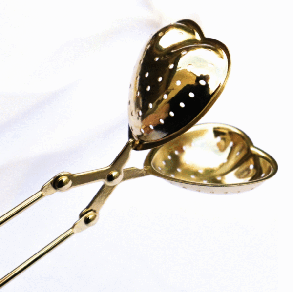 Theetang Heart of Gold (roestvrijstaal) - Afbeelding 2