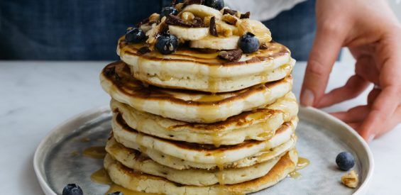 Easy Vegan American pancakes