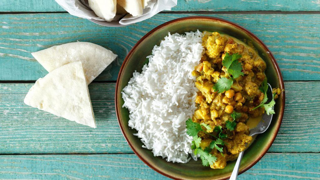 ayurveda bloemkool curry, vegan recept