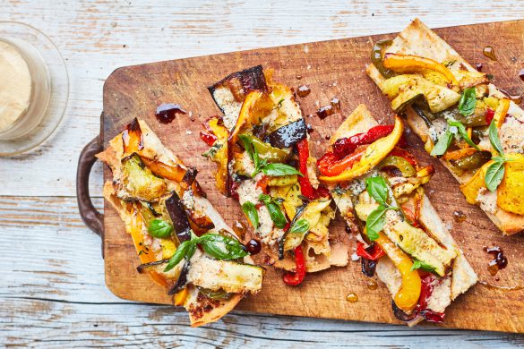 bruschetta recept veggies & fish