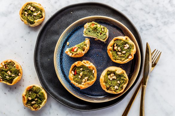 vegan mini quiches