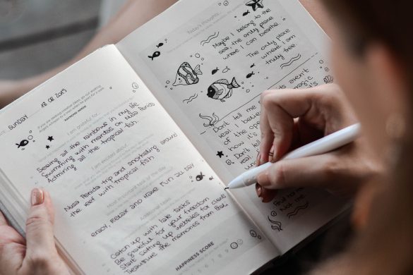 expressief schrijven, journalen, hoe was je dag, boek