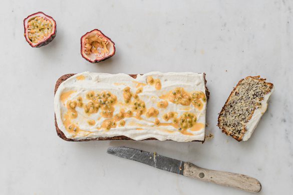 citroen-passievruchtcake, vegan bijbel