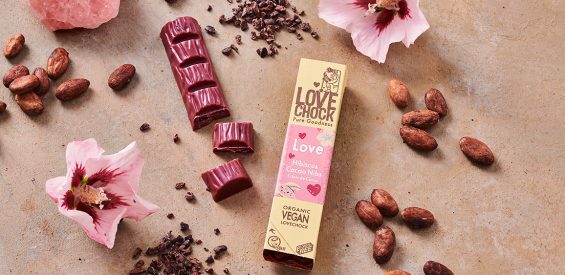 Verlopen – WIN: 25 x 2 Lovechock liefdesrepen voor Valentijnsdag met hibiscus en cacao nibs